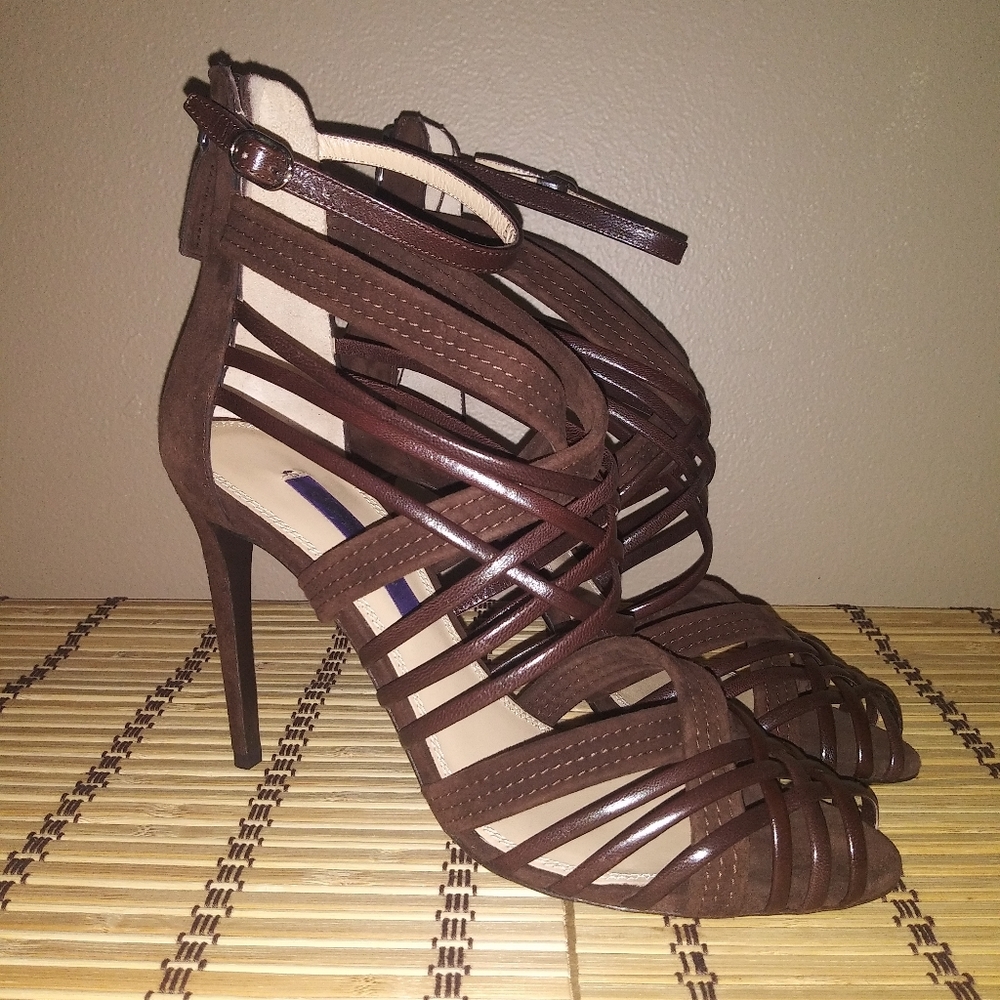 Purple Label Ralph Lauren Bliara Suede Heels